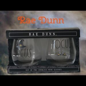 *NWT* Rae Dun Hocus Pocus Stemless Wine Glasses *NWT*